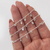 Conjunto de Plata Laminada con corazones JCL002