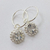 Argollas de 14mm con dije cubic engarzado ARG012 - comprar online
