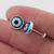 Aros Abridores de Plata 900 – Ojo Turco de Vidro ABL051