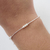 Pulsera Laminada en Plata 1000 – 3 en 3 Perlas PAB001