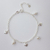 Pulsera Laminada en Plata 1000 – Perlitas y Corazon PAB005 - comprar online