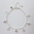 Pulsera Laminada en Plata 1000 – Corona y Cristal PAB010 - comprar online