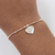 Pulsera Laminada en Plata 1000 – Pulsera Corazon PAB012