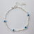 Pulsera Laminada en Plata 1000 – Ojo Turco PAB021 - comprar online