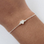 Pulsera Laminada en Plata 1000 – Cruz PAB023