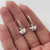 Argollas de 14mm Corazon Doble ARGL023