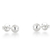 Aros de Plata 925 Bolita 8mm Pasantes APL001
