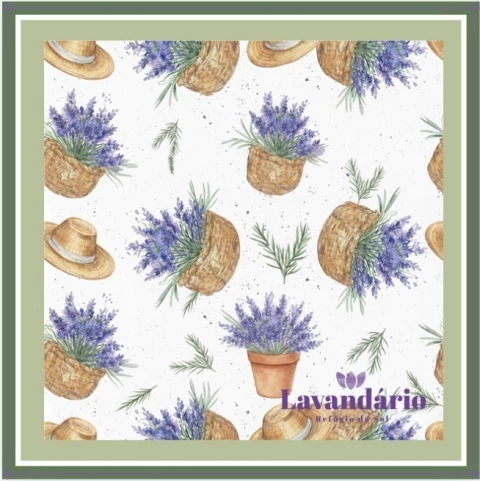 LENÇO – Essência de Alecrim