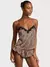 Victoria's Secret Tease Satin Lace-Trim Cami & Flutter Shorts Set Tamanho Grande na internet