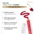 Lápis Multifuncional Vermelho Kiss Me Cherry 3 em 1 1,2g - Ari Caetano Cosmetics & Makeup