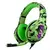 Auriculares Camuflados para PC o consola de juegos con Luz LED