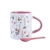 Caneca de Cerâmica com Colher Personalizada