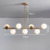 Lustre Para Sala Dourado - Orbitalis - Mansioni Design