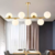 Lustre Para Sala Dourado - Orbitalis