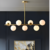 Lustre Para Sala Dourado - Orbitalis na internet