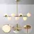 Lustre Para Sala Dourado - Orbitalis - loja online