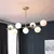 Lustre Para Sala Dourado - Orbitalis - comprar online