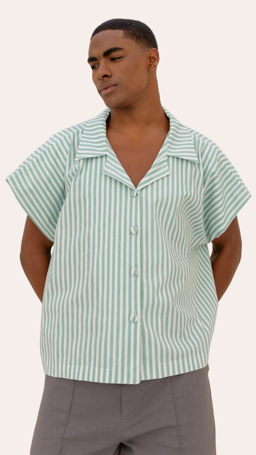 Camisa Maresia Boxy Oversized Acqua