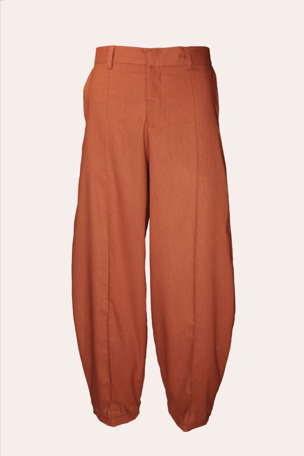 Calça Aura em Linho Terracota