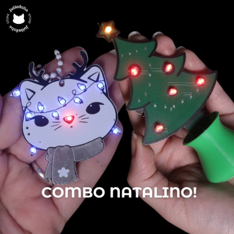 Combo Gatinho Natalino + DIY Árvore de Natal