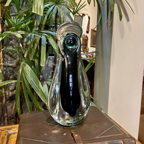 Imagem de Nossa Senhora em Vidro Verde 25cm