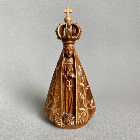 Nossa Senhora Aparecida Madeira Guatambu 15cm