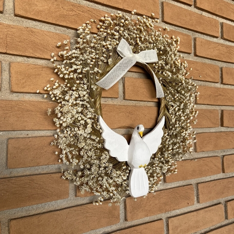 Guirlanda Flores Brancas Divino Branco