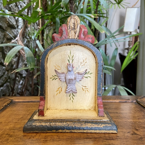 Oratório Barroco Divino Patina 18cm