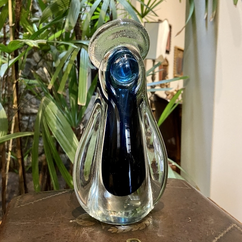 Imagem de Nossa Senhora em Vidro Azul 20cm