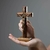 Crucifixo em Madeira 17cm Mesa ou Parede na internet