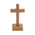 Crucifixo em Madeira 9cm Mesa na internet