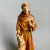 Imagem São Francisco e o Lobo Madeira Pintada 18cm - M de Maria Artigos Religiosos