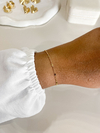 Pulseira Coração capados, banhado a Ouro 18k