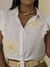 BLUSA COM BORDADO CROCHÊ - Morena Vip