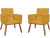 Kit 2 Poltronas Decorativa Camila Suede - comprar online