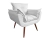 Poltrona Decorativa Opala Suede Estampado