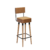 Kit 2 Banquetas Banco Alto Barcelona Couro