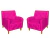 Kit 2 Poltronas Decorativa Munique Couro - comprar online