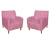 Imagem do Kit 2 Poltronas Decorativa Munique Couro