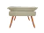 Kit Namoradeira + 2 Poltronas + 1 Puff Opala Suede Estampado - loja online