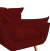 Imagem do Kit Namoradeira + 2 Poltronas + 1 Puff Opala Suede Estampado
