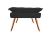 Kit Namoradeira + 2 Poltronas + 1 Puff Opala Suede Estampado - Mazzero Decor
