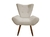 Kit Poltrona Emilia + Puff Suede Estampado - comprar online