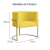 Poltrona Decorativa Luana Suede - Mazzero Decor