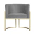 Poltrona Decorativa Luana Suede - Mazzero Decor