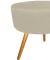Puff Redondo Decorativo Lavínia Suede - comprar online