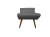 Puff Retangular Decorativo Emilia Barca Suede na internet