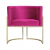 Poltrona Decorativa Luana Veludo - comprar online