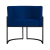 Poltrona Decorativa Luana Base Preta Suede - comprar online