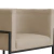 Poltrona Decorativa Luana Base Preta Suede - comprar online